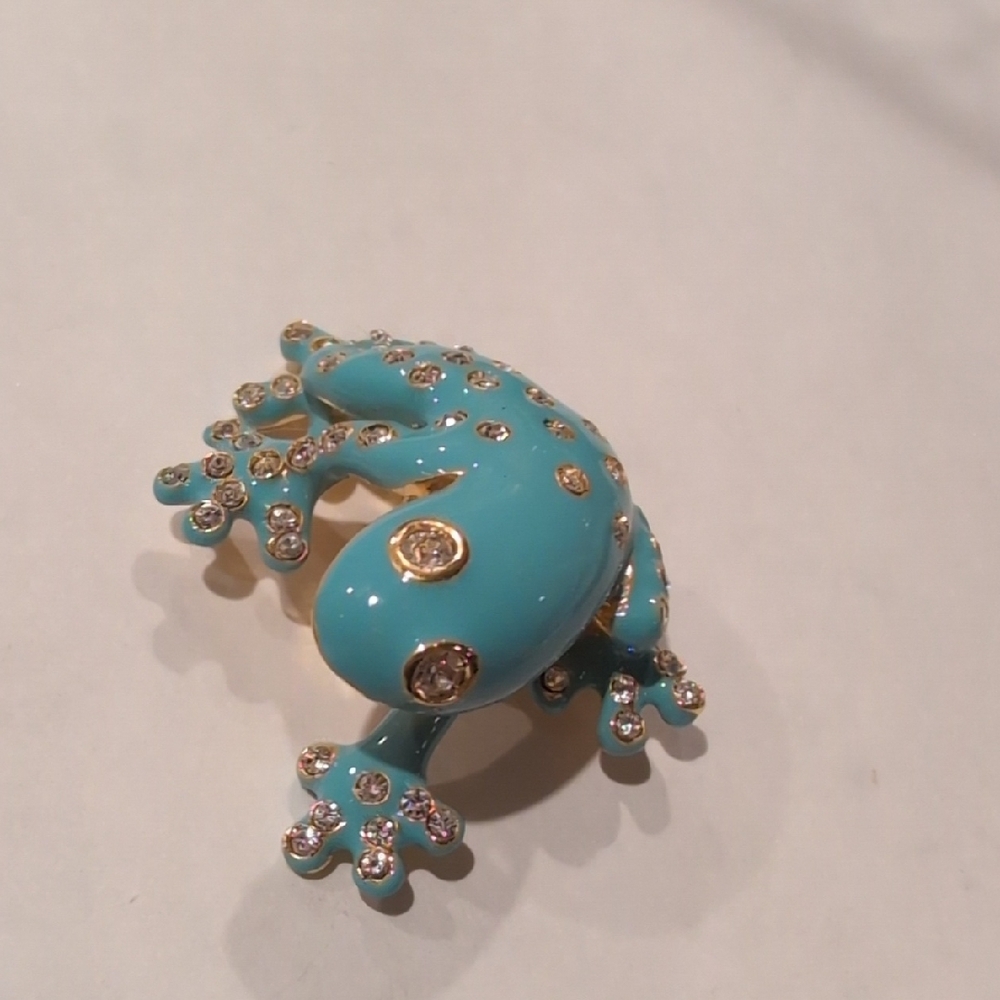 Joan Rivers Magnetic Frog Brooch - Picture 4 of 12